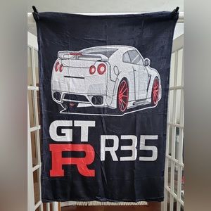 HCLIFE GTR R35 Micro Flannel Blanket (50inx40in)